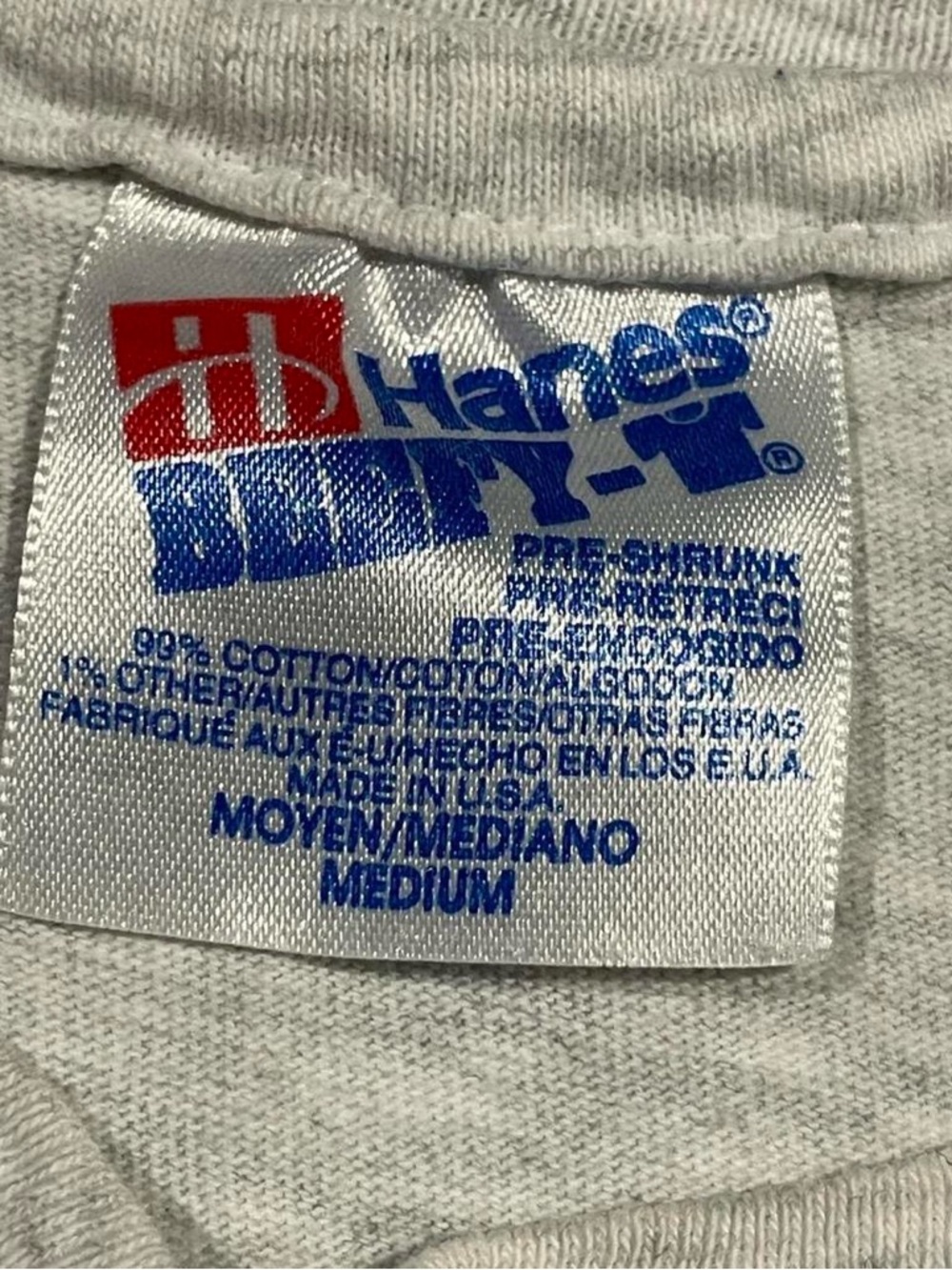 Vintage 1995 WWII 50th Anniversary Victory Tee • Hanes Beefy-T - Picture 2 of 5